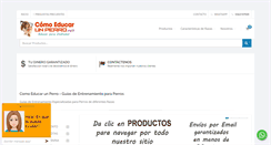 Desktop Screenshot of comoeducarunperro.net